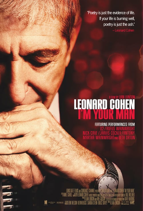 Leonard Cohen: I'm Your Man - Movie Poster Leonard Cohen: I'm Your Man - Movie Poster
