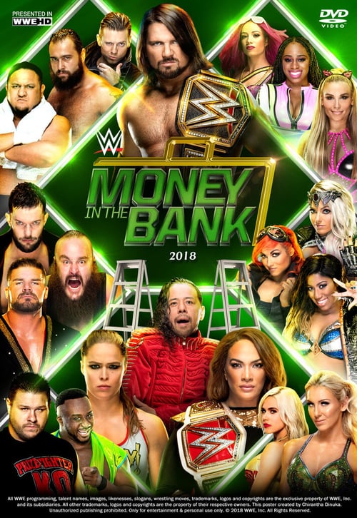 WWE Money in the Bank 2018 - Movie Poster WWE Money in the Bank 2018 - Movie Poster
