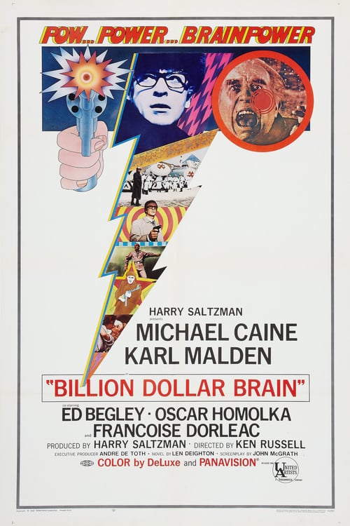Billion Dollar Brain - Movie Poster Billion Dollar Brain - Movie Poster