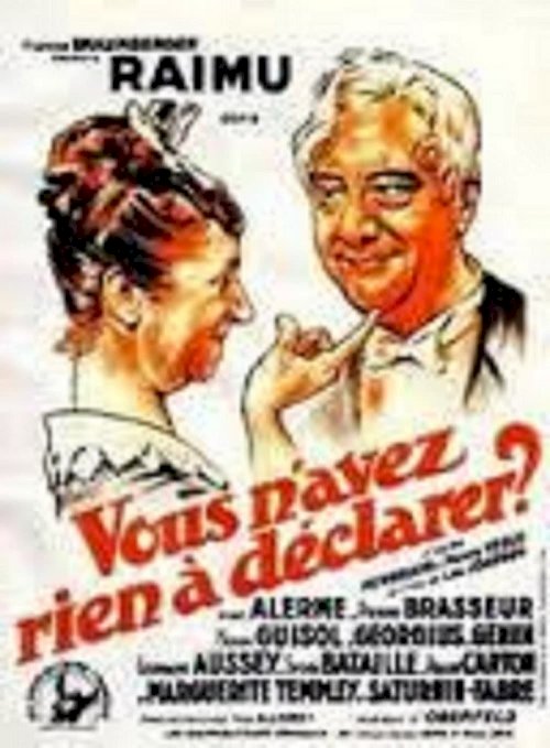 Vous n'avez rien à déclarer? - Movie Poster Vous n'avez rien à déclarer? - Movie Poster