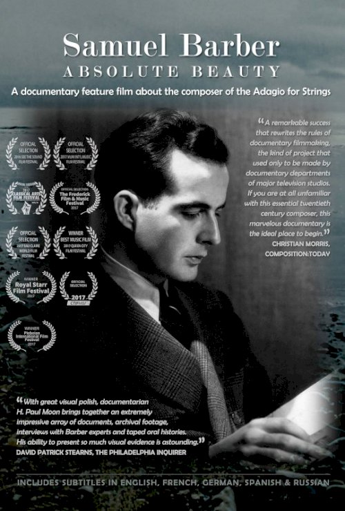 Samuel Barber: Absolute Beauty - Movie Poster Samuel Barber: Absolute Beauty - Movie Poster
