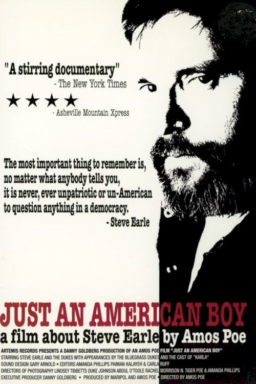 Just an American Boy: A Film About Steve Earle - Movie Poster Just an American Boy: A Film About Steve Earle - Movie Poster
