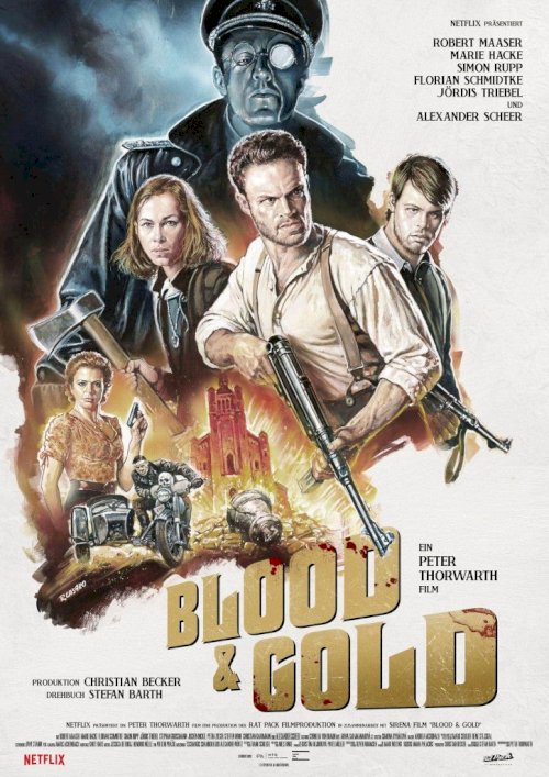 Blood & Gold - Movie Poster Blood & Gold - Movie Poster