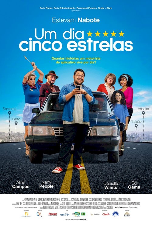 Um Dia Cinco Estrelas - Movie Poster Um Dia Cinco Estrelas - Movie Poster