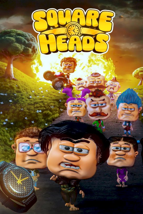 Square Heads - Movie Poster Square Heads - Movie Poster