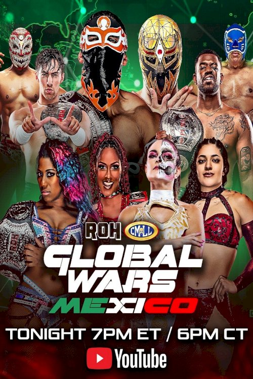ROH/CMLL Global Wars Mexico - Movie Poster ROH/CMLL Global Wars Mexico - Movie Poster