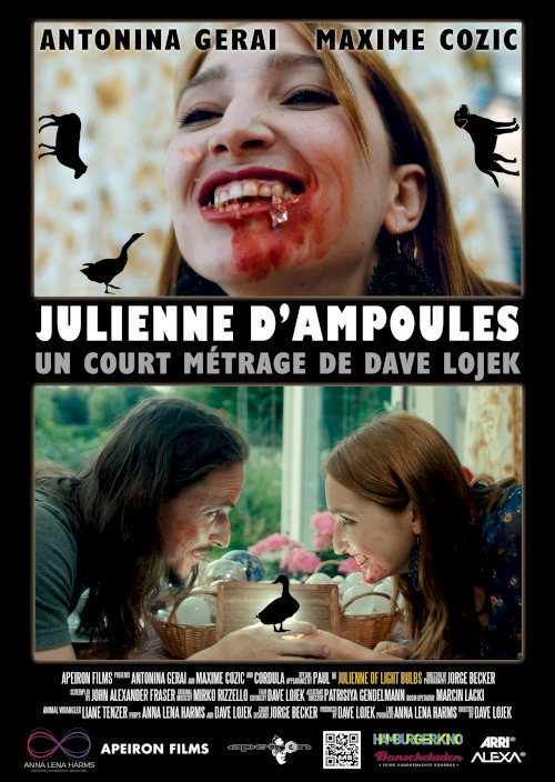 Julienne of Light Bulbs - Movie Poster Julienne of Light Bulbs - Movie Poster