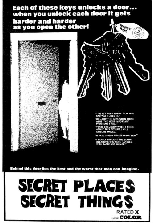 Secret Places, Secret Things - Movie Poster Secret Places, Secret Things - Movie Poster