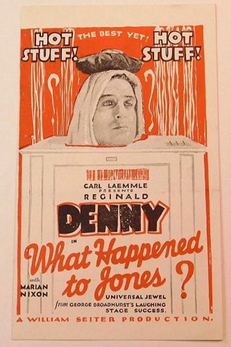 What Happened to Jones - Movie Poster What Happened to Jones - Movie Poster