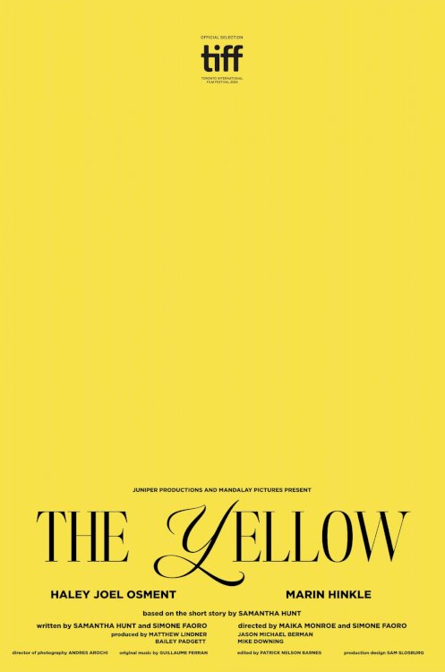 The Yellow - Movie Poster The Yellow - Movie Poster