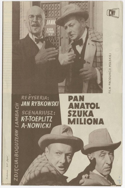 Pan Anatol szuka miliona - Movie Poster Pan Anatol szuka miliona - Movie Poster