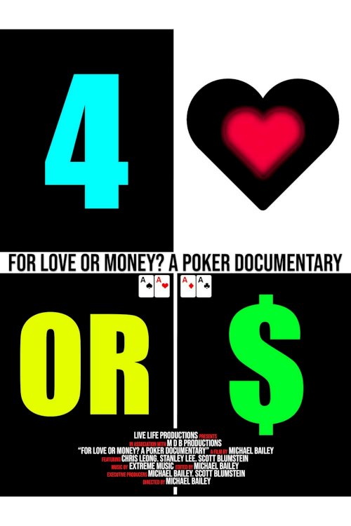 For Love or Money? A Poker Documentary - Movie Poster For Love or Money? A Poker Documentary - Movie Poster