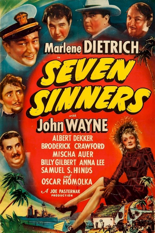 Seven Sinners - Movie Poster Seven Sinners - Movie Poster