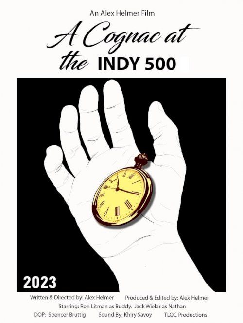 A Cognac at the Indy 500 - Movie Poster A Cognac at the Indy 500 - Movie Poster