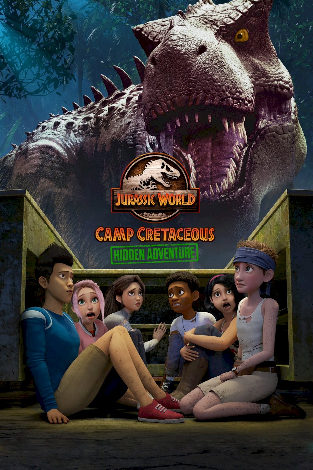 Jurassic World Camp Cretaceous: Hidden Adventure - Movie Poster Jurassic World Camp Cretaceous: Hidden Adventure - Movie Poster
