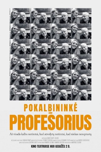 Pokalbininkė ir profesorius - Movie Poster Pokalbininkė ir profesorius - Movie Poster
