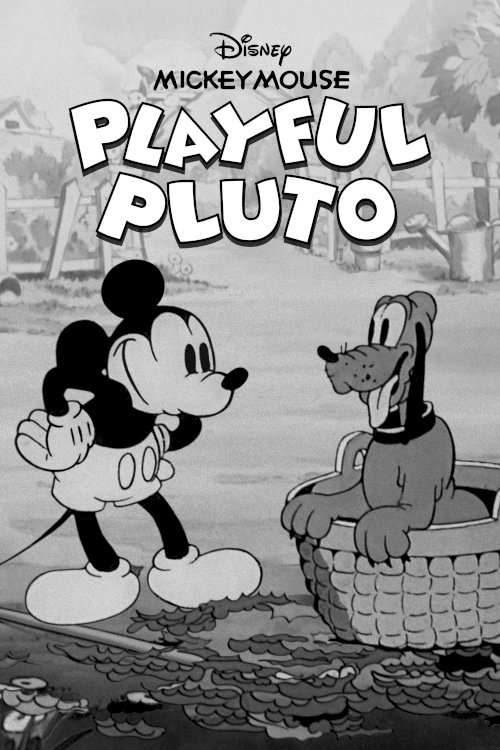 Playful Pluto - Movie Poster Playful Pluto - Movie Poster
