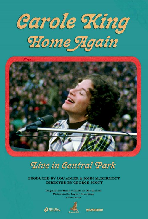 Carole King: Home Again - Live in Central Park - Movie Poster Carole King: Home Again - Live in Central Park - Movie Poster