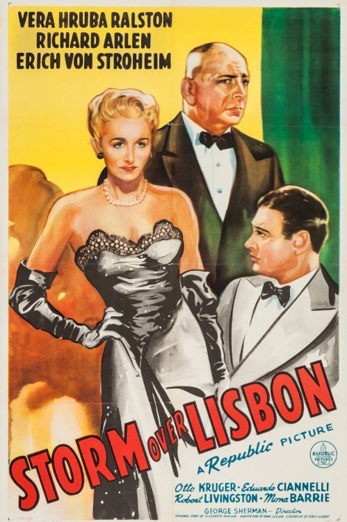 Storm Over Lisbon - Movie Poster Storm Over Lisbon - Movie Poster
