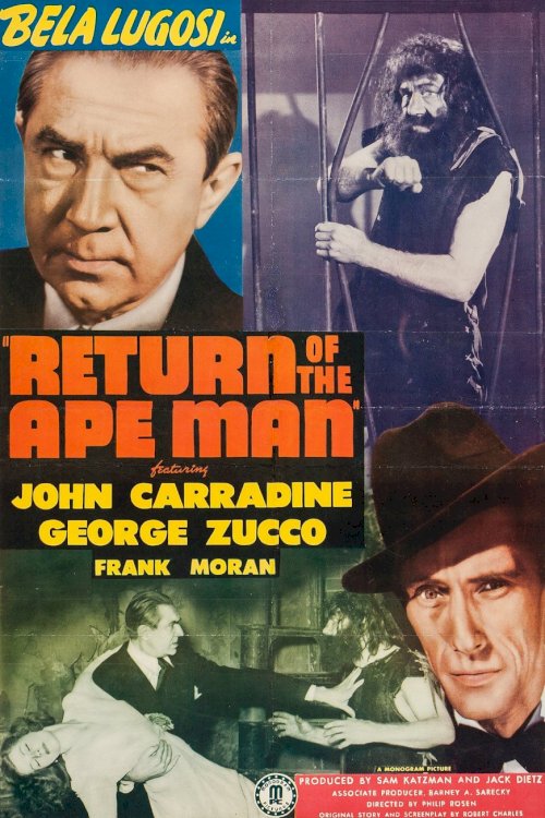 Return of the Ape Man - Movie Poster Return of the Ape Man - Movie Poster