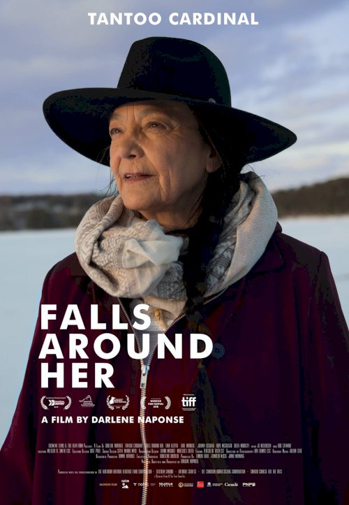 Falls Around Her - Movie Poster Falls Around Her - Movie Poster