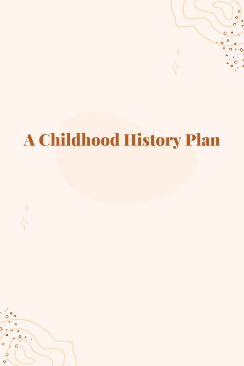 A Childhood History Plan - Movie Poster A Childhood History Plan - Movie Poster
