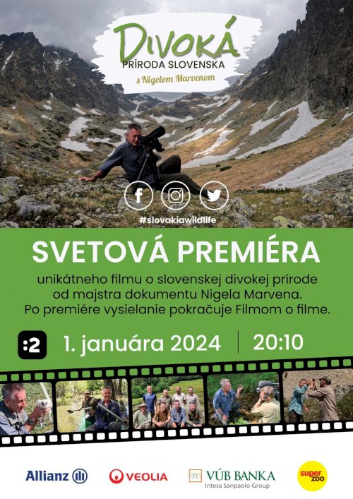 Divoká príroda Slovenska s Nigelom Marvenom - Movie Poster Divoká príroda Slovenska s Nigelom Marvenom - Movie Poster