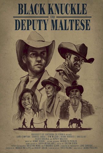 Black Knuckle and Deputy Maltese - Movie Poster Black Knuckle and Deputy Maltese - Movie Poster