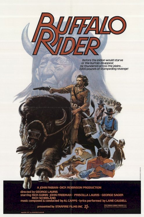 Buffalo Rider - Movie Poster Buffalo Rider - Movie Poster