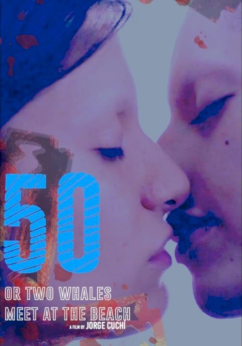 50 or Two Whales Meet at the Beach - Movie Poster 50 or Two Whales Meet at the Beach - Movie Poster