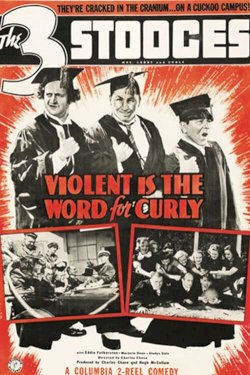 Violent Is the Word for Curly - Movie Poster Violent Is the Word for Curly - Movie Poster