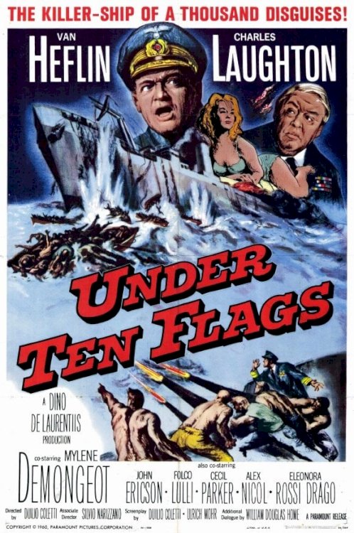 Under Ten Flags - Movie Poster Under Ten Flags - Movie Poster