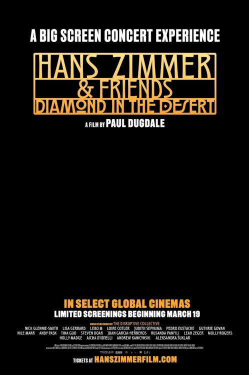 Hans Zimmer & Friends: Diamond in the Desert - Movie Poster Hans Zimmer & Friends: Diamond in the Desert - Movie Poster