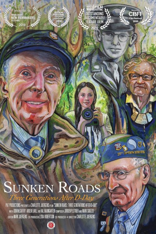 Sunken Roads: Three Generations After D-Day - Movie Poster Sunken Roads: Three Generations After D-Day - Movie Poster