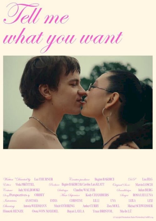 Tell Me What You Want - Movie Poster Tell Me What You Want - Movie Poster