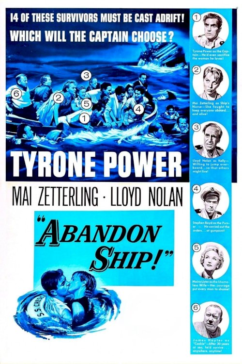 Abandon Ship - Movie Poster Abandon Ship - Movie Poster