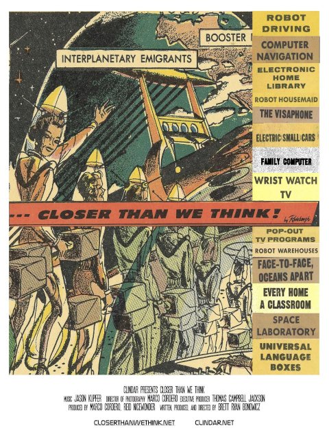 Closer Than We Think - Movie Poster Closer Than We Think - Movie Poster