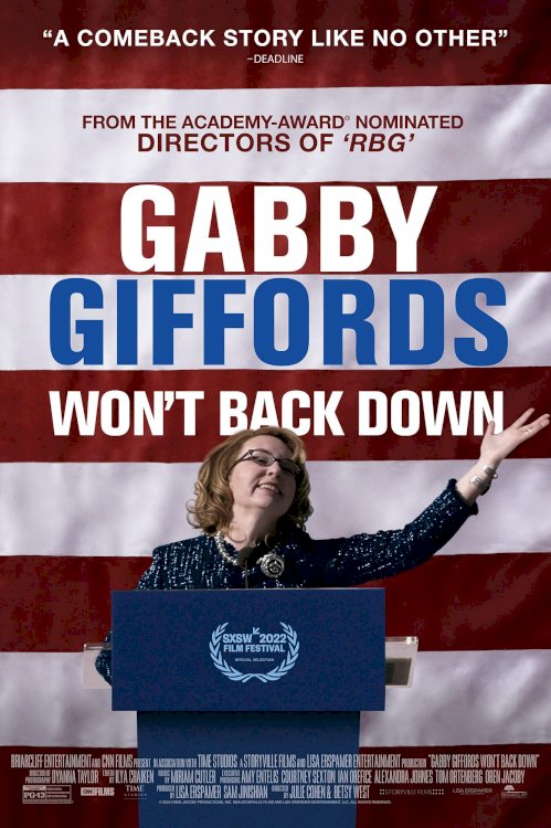 Gabby Giffords Won't Back Down - Movie Poster Gabby Giffords Won't Back Down - Movie Poster