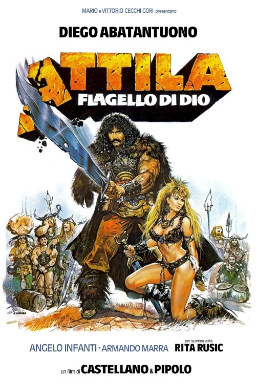 Attila Scourge of God - Movie Poster Attila Scourge of God - Movie Poster