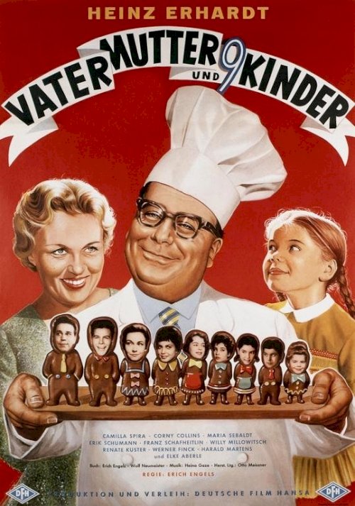 Vater, Mutter und neun Kinder - Movie Poster Vater, Mutter und neun Kinder - Movie Poster