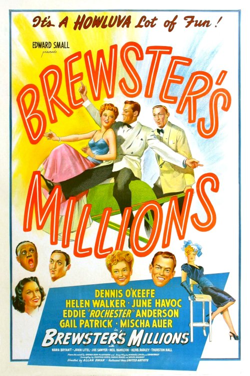 Brewster's Millions - Movie Poster Brewster's Millions - Movie Poster