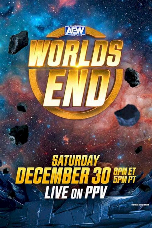 AEW Worlds End - Movie Poster AEW Worlds End - Movie Poster