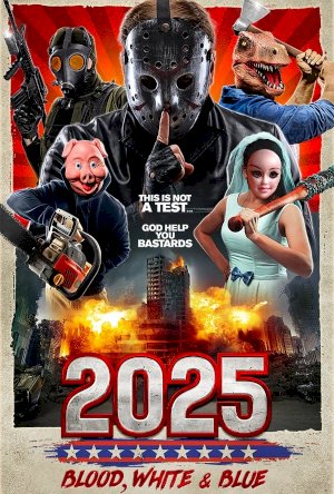 2025: Blood, White & Blue - Movie Poster 2025: Blood, White & Blue - Movie Poster