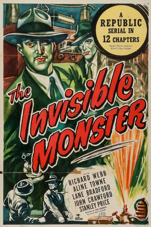 The Invisible Monster - Movie Poster The Invisible Monster - Movie Poster