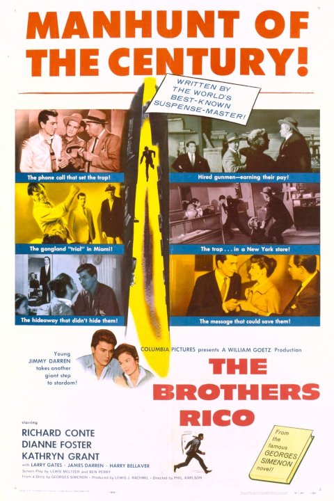 The Brothers Rico - Movie Poster The Brothers Rico - Movie Poster