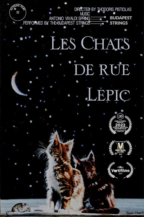 The Cats of Lepic Street - Movie Poster The Cats of Lepic Street - Movie Poster