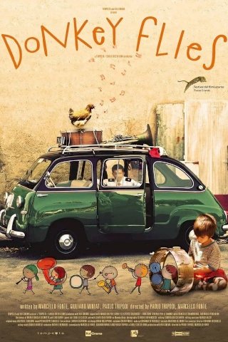 Donkey Flies - Movie Poster Donkey Flies - Movie Poster