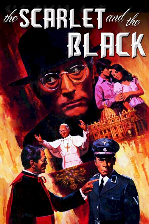 The Scarlet and the Black - Movie Poster The Scarlet and the Black - Movie Poster