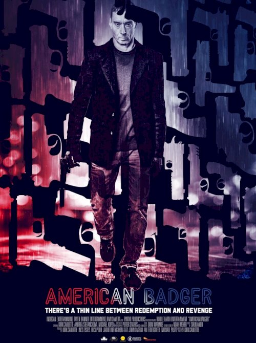 American Badger - Movie Poster American Badger - Movie Poster
