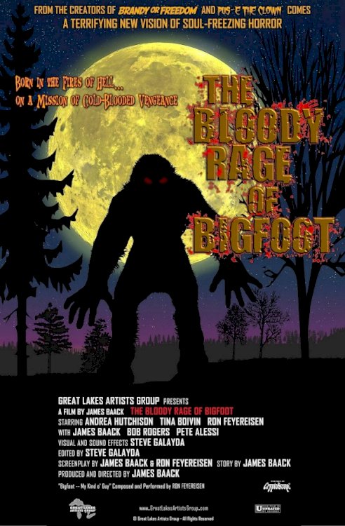 Bloody Rage of Bigfoot - Movie Poster Bloody Rage of Bigfoot - Movie Poster